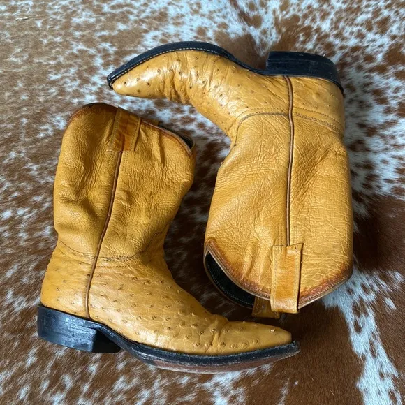 Neolite Ostrich kids Cowboy boots