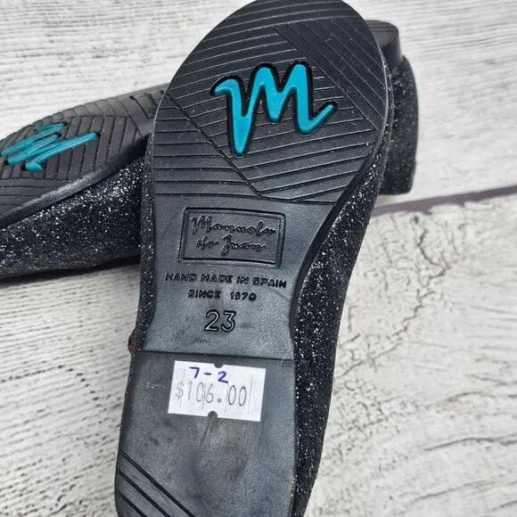 New!!! Mannela de Juan Ballet Flats Size US 7/EU 23