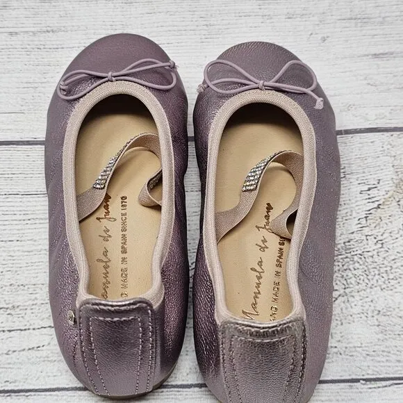 New!!! Mannela de Juan Ballet Flats  Size US 9/EU 25
