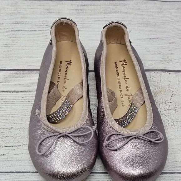 New!!! Mannela de Juan Ballet Flats  Size US 9/EU 25