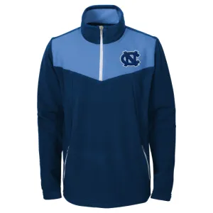North Carolina Tar Heels Gen2 Youth Navy Quarterzip Pullover