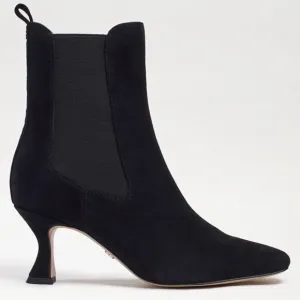 NWOB SAM EDELMAN Lani Square Toe‎ Chelsea Black Boot $169 size 7.5