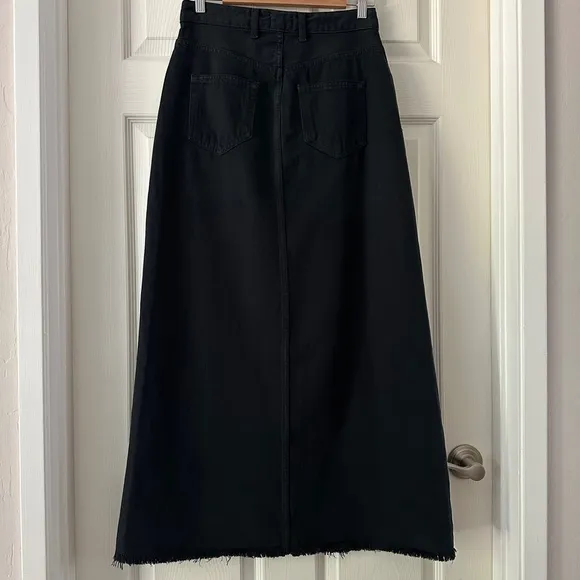 NWOT Anthropologie Pilcro The Madi Front-Slit Denim Skirt