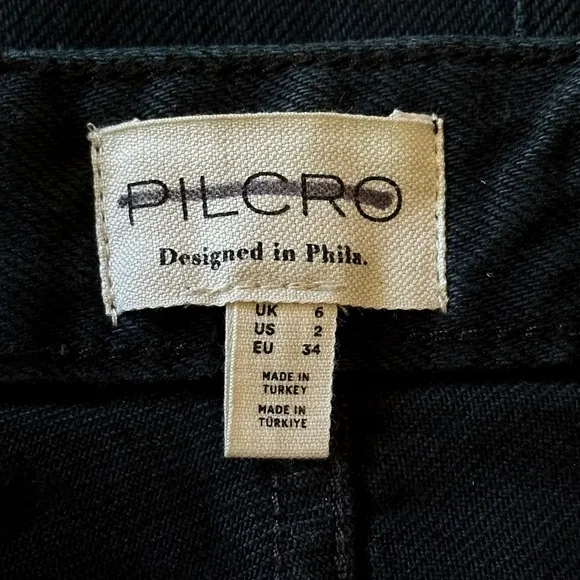 NWOT Anthropologie Pilcro The Madi Front-Slit Denim Skirt