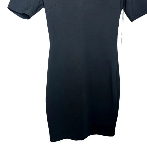 NWT White House Black Market Aura Sculpting Sheath Dress SZ 0 Black