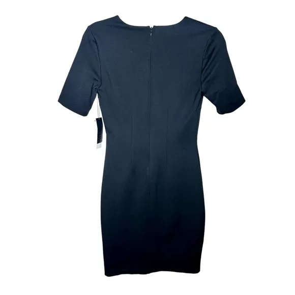NWT White House Black Market Aura Sculpting Sheath Dress SZ 0 Black