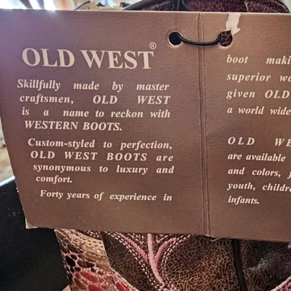 Old West Cowboy Boots