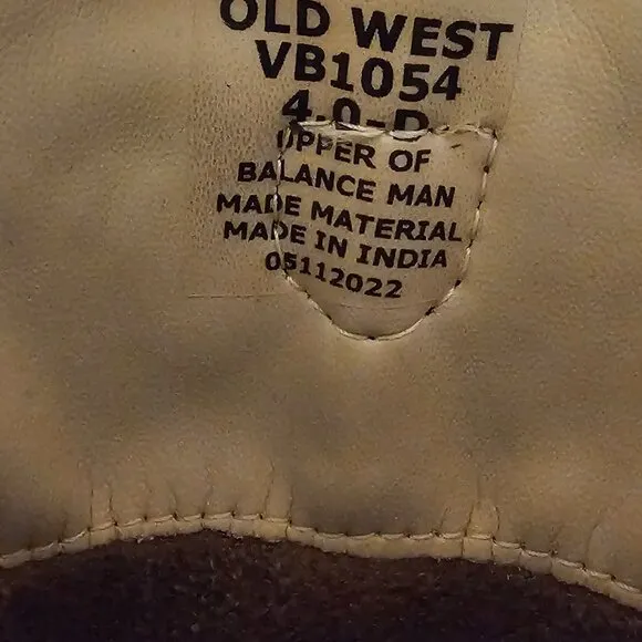 Old West Cowboy Boots
