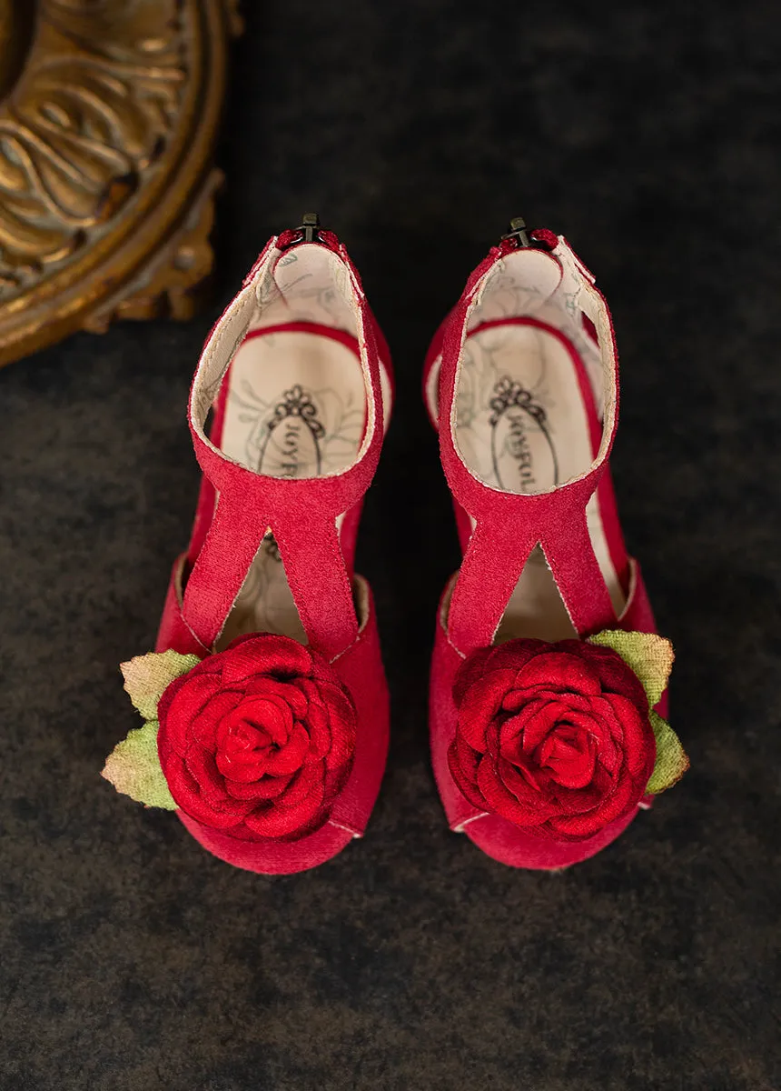 Orelia Heel in Scarlet