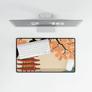 Pagoda Vista Desk Mat | Large Mousepad for Work & Gaming