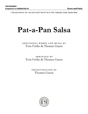 Pat-a-Pan Salsa - Brass and percussion score and parts