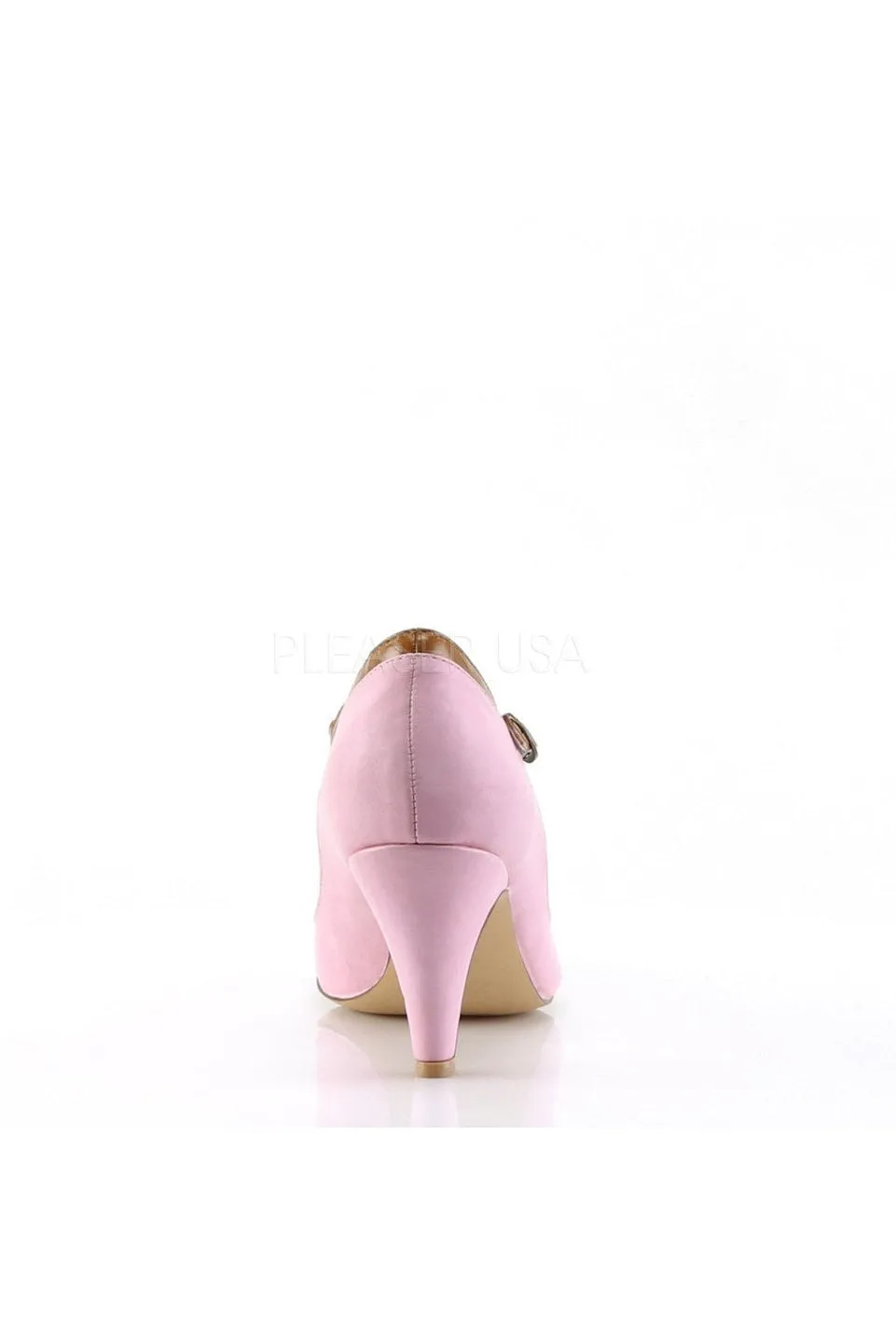 PEACH-03 Pump  | Pink Faux Leather