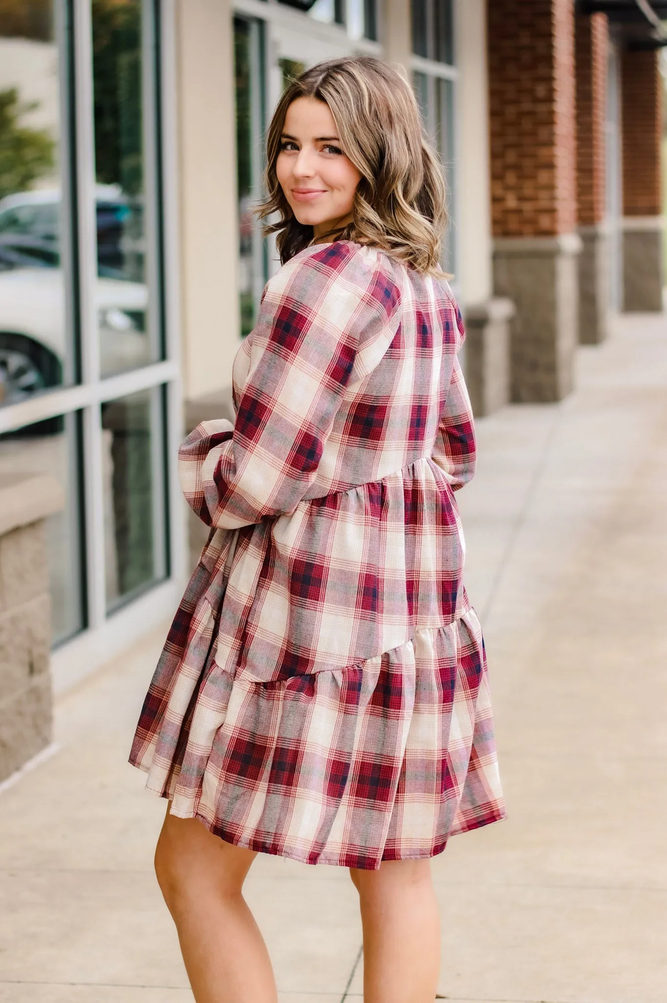 Plaid Not Mad Dress