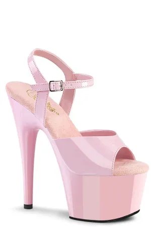 Pleaser USA Adore-709 7inch Pleaser Stilettos - Patent Baby Pink