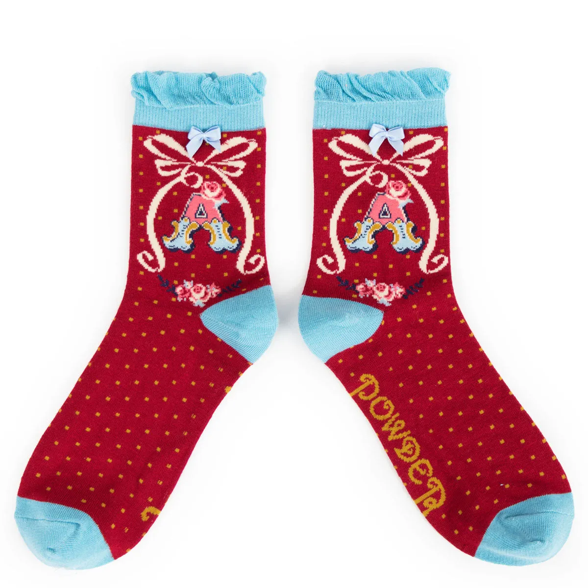 Powder Initial A Ankle Socks