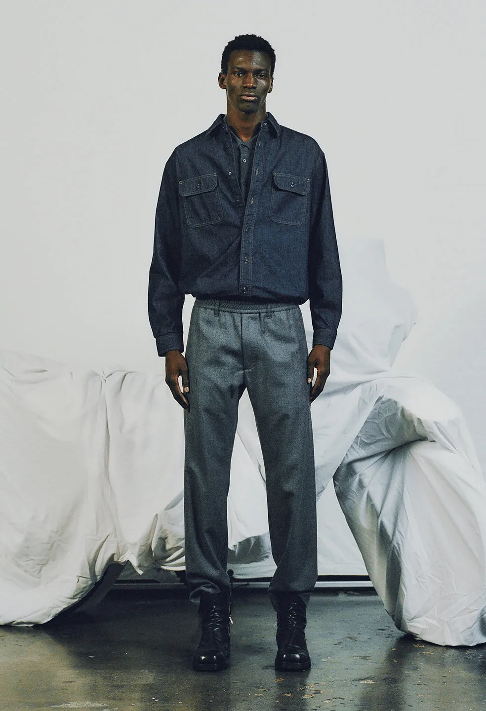 Princeton Work Shirt / Dark Indigo