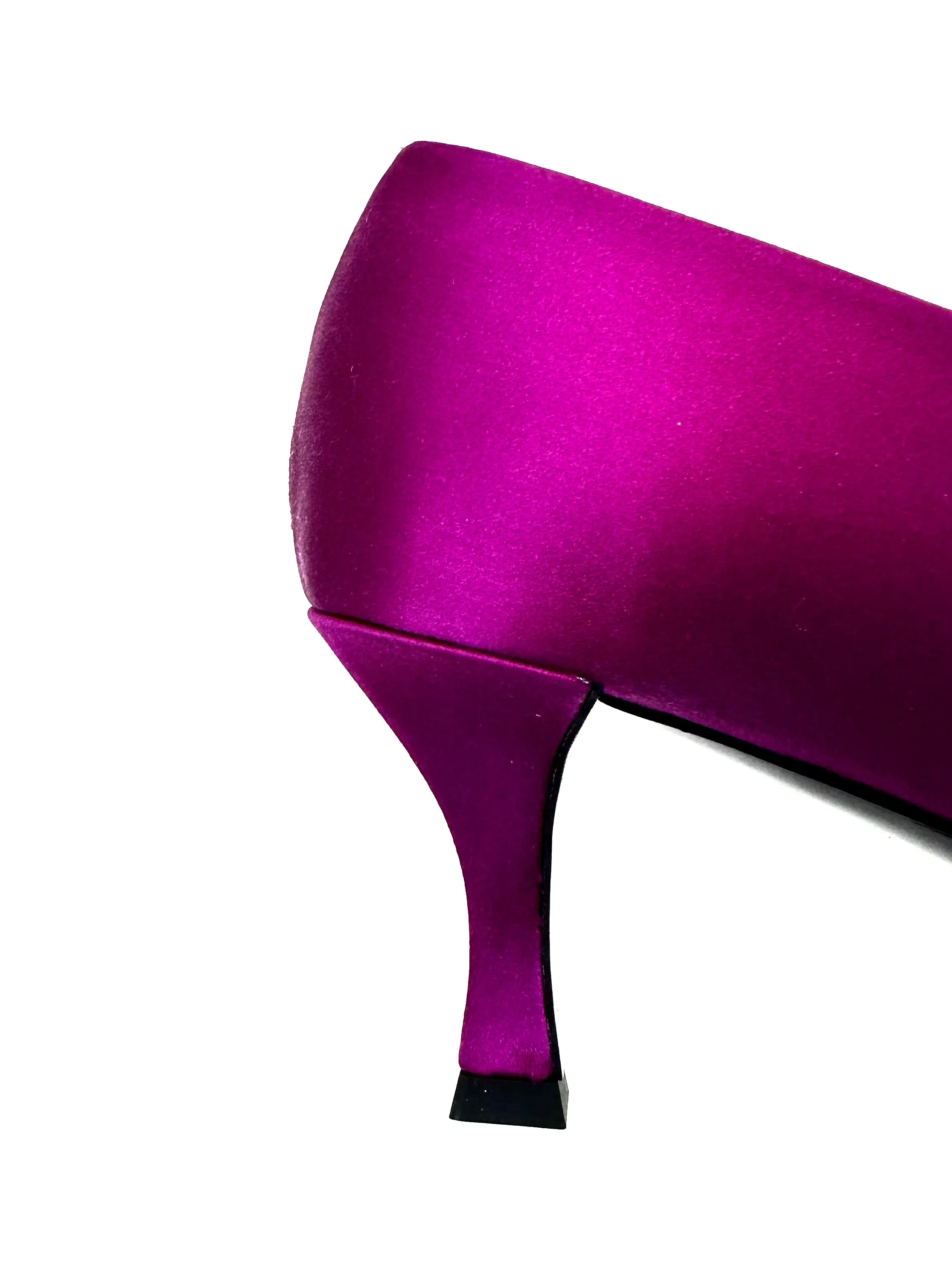 Proenza Schouler Trap Satin Pumps