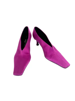 Proenza Schouler Trap Satin Pumps