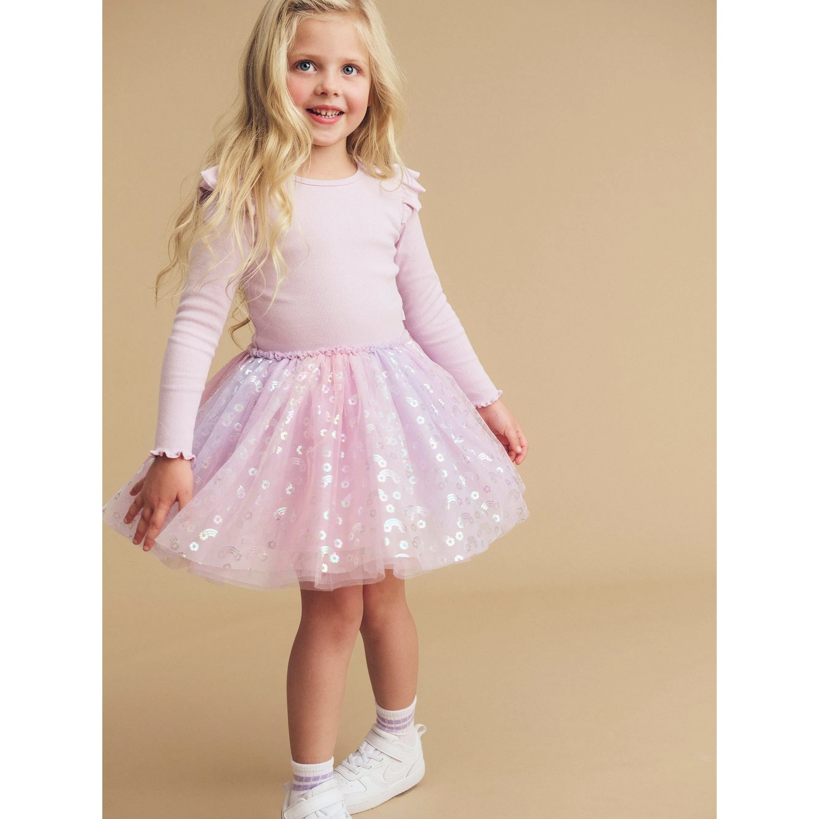 Rainbow Rib Ballet Dress