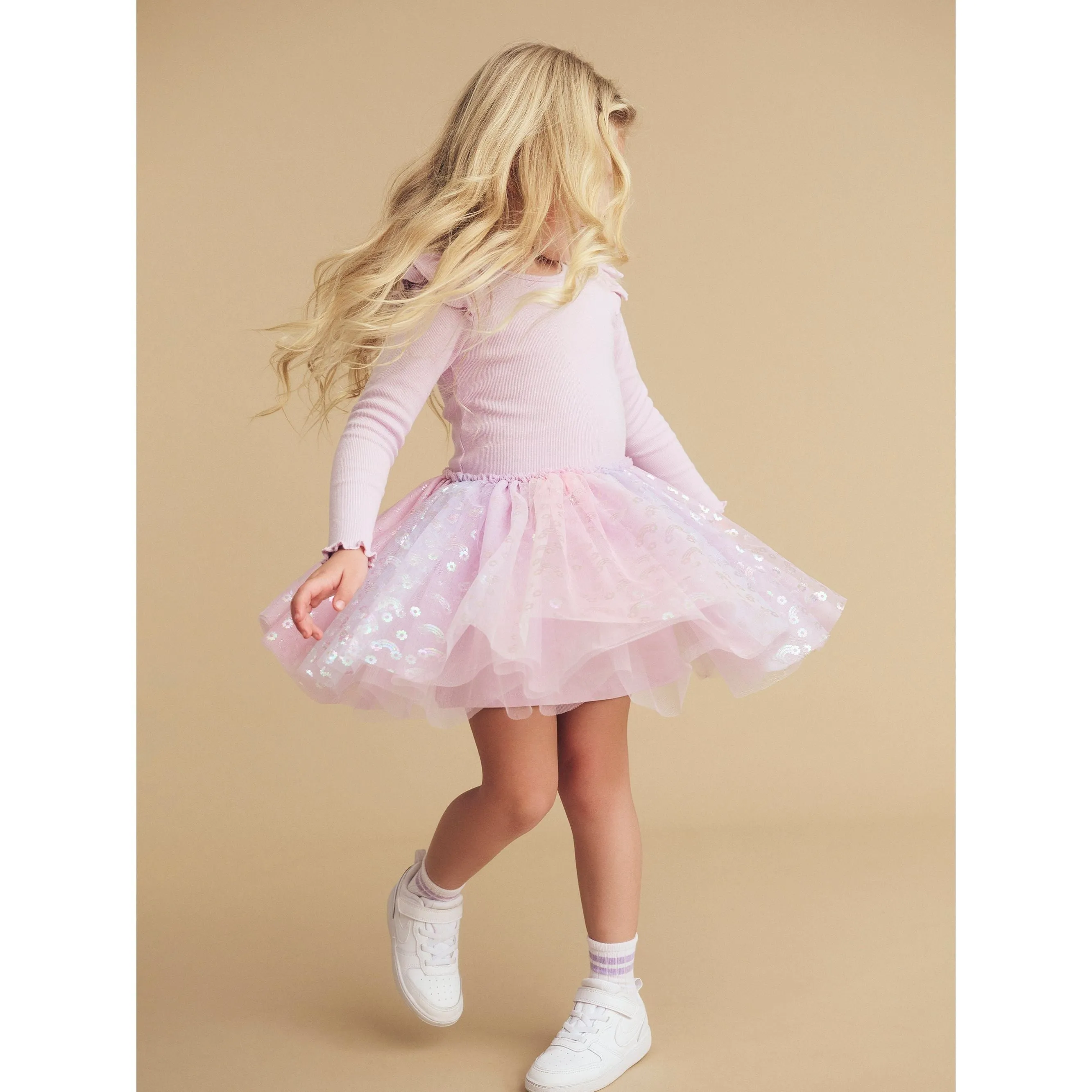 Rainbow Rib Ballet Dress