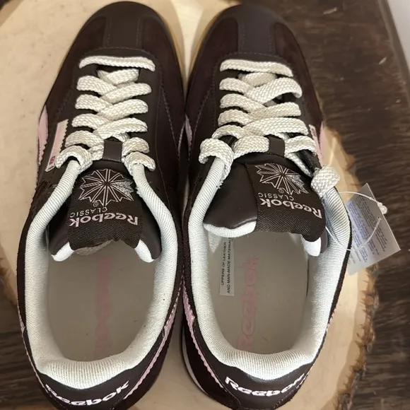 Reebok Classic - Campio XT Sneakers Brown Pink leather/suede Women's size 8.5