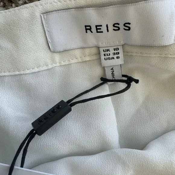Reiss Isidora Print Pleated Midi Skirt