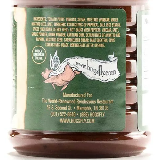 Rendezvous BBQ Sauce Charlie's Select