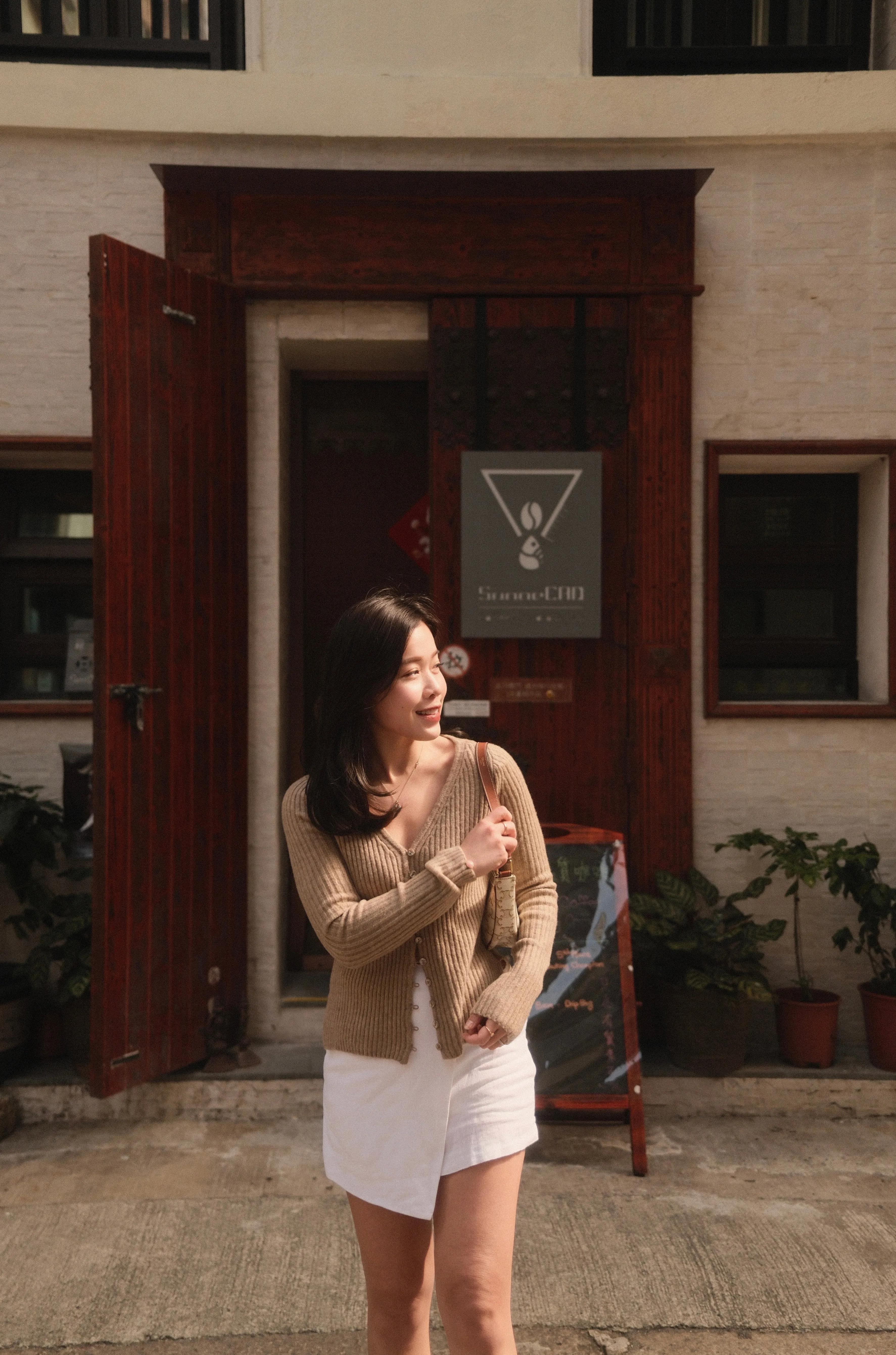 Ribbed Skimming Cardigan