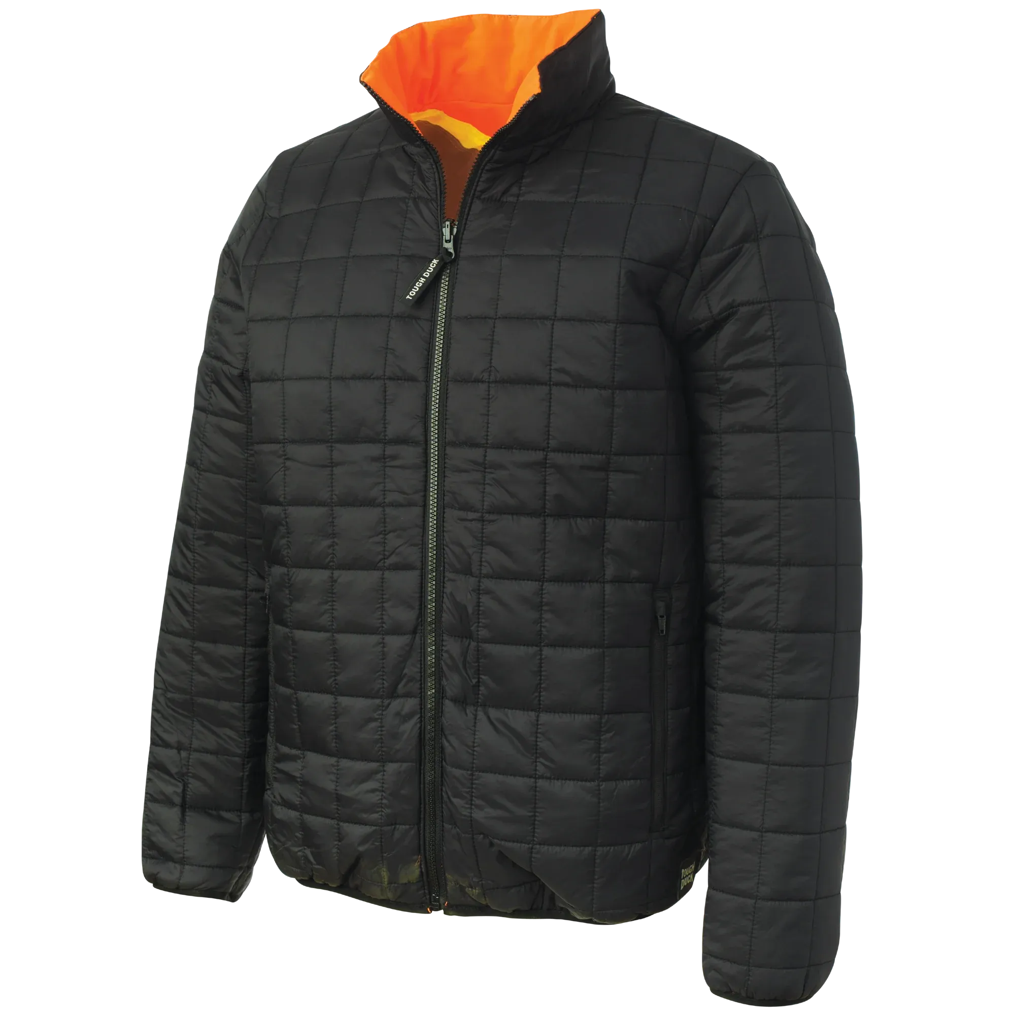 Ripstop Reversible Safety Jacket by Tough Duck - Style SJ27