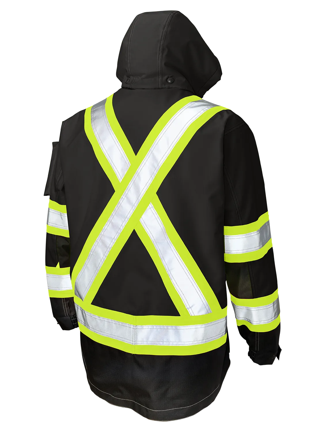 Ripstop Safety Hi-Vis Shell by Tough Duck - Style SJ28