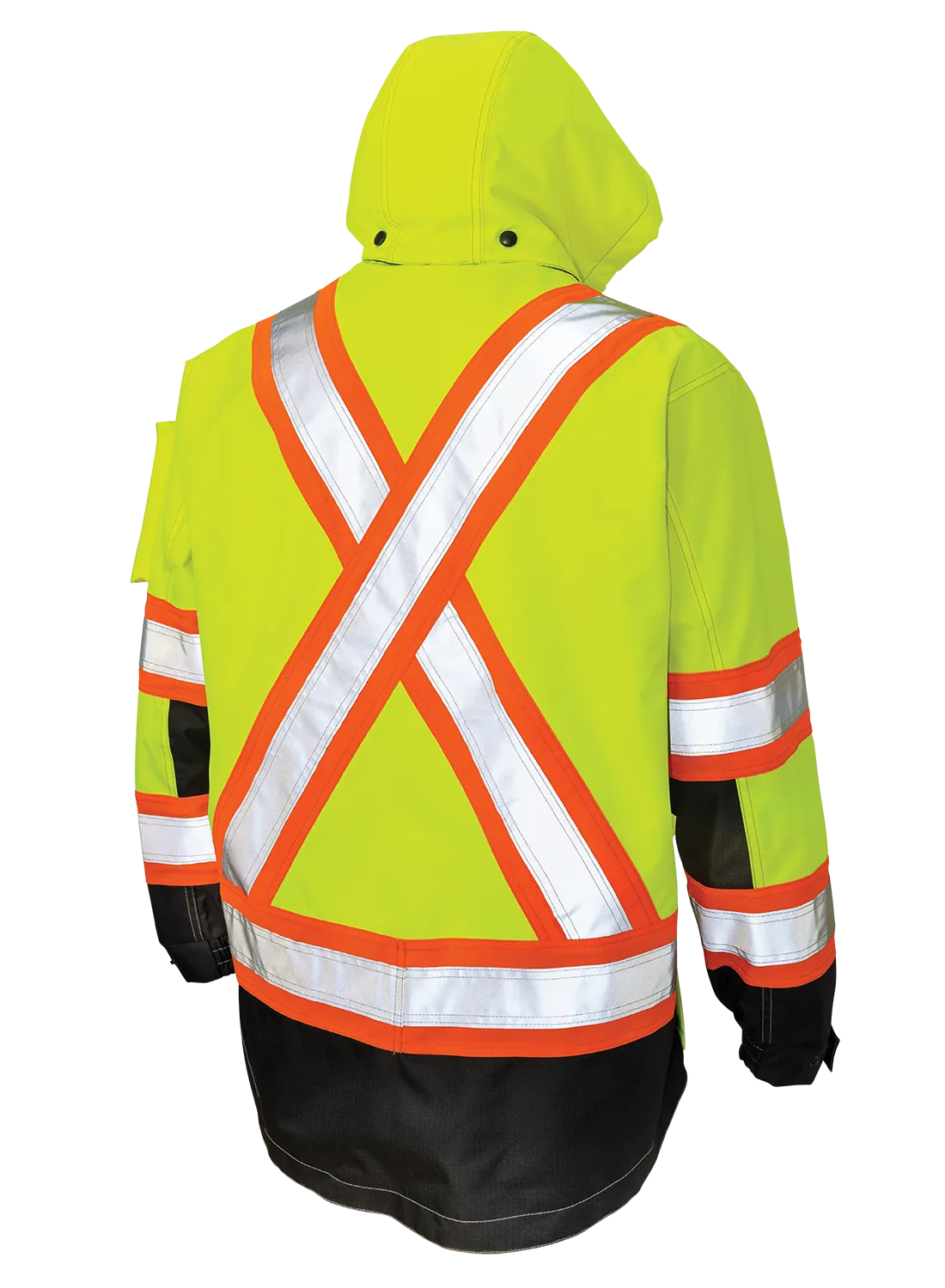 Ripstop Safety Hi-Vis Shell by Tough Duck - Style SJ28