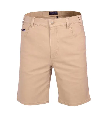 Ritemate Mens Cotton Stretch Jean Short - 4 Colours