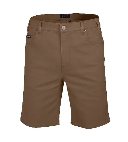 Ritemate Mens Cotton Stretch Jean Short - 4 Colours