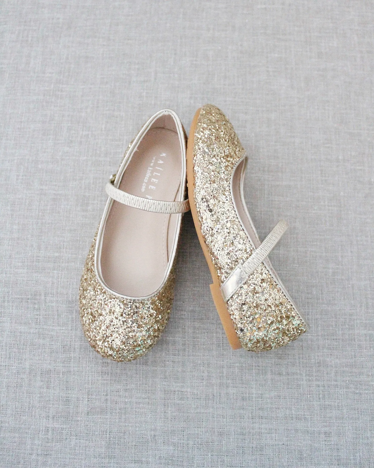 Rock Glitter Mary Jane Ballet Flats