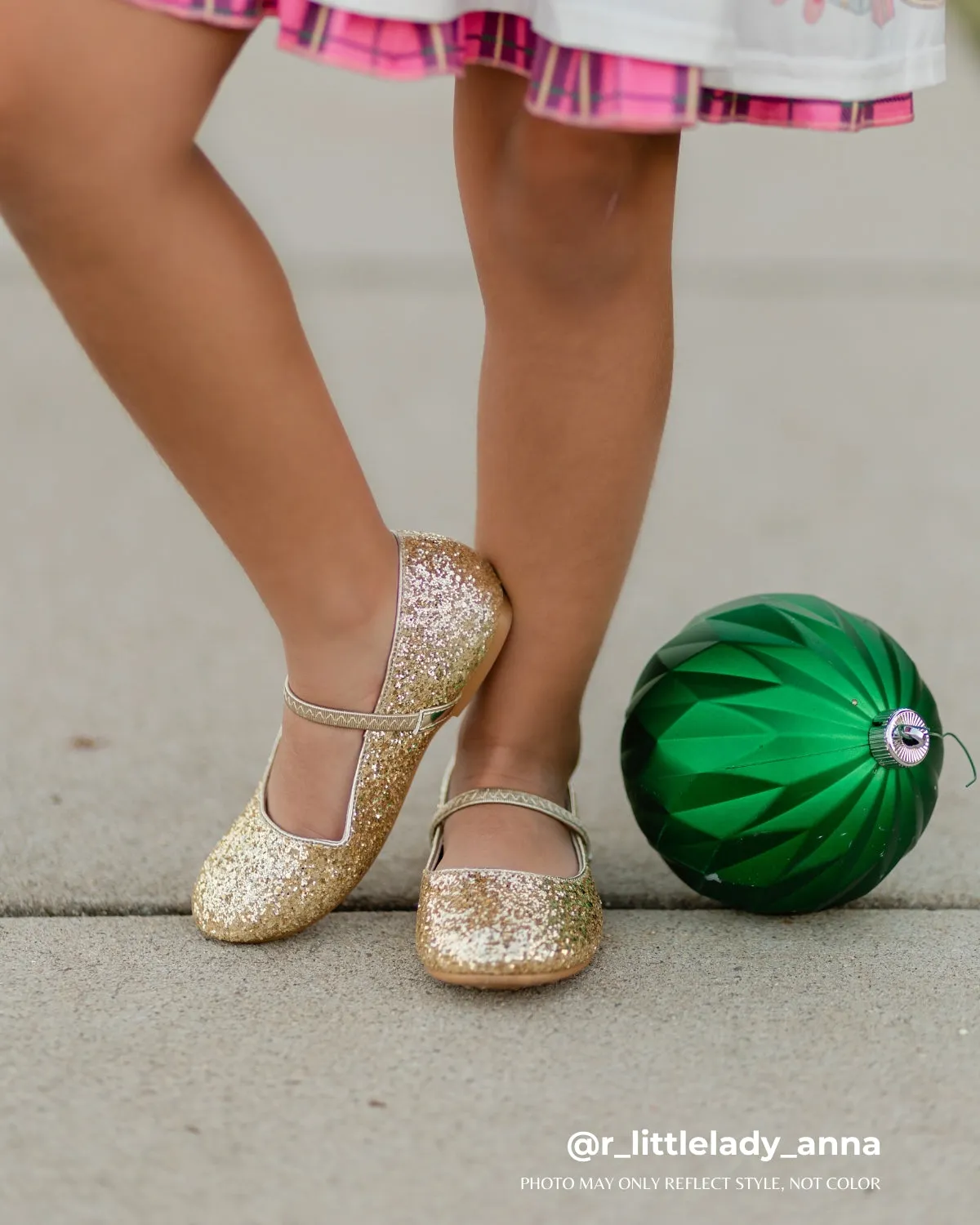 Rock Glitter Mary Jane Ballet Flats