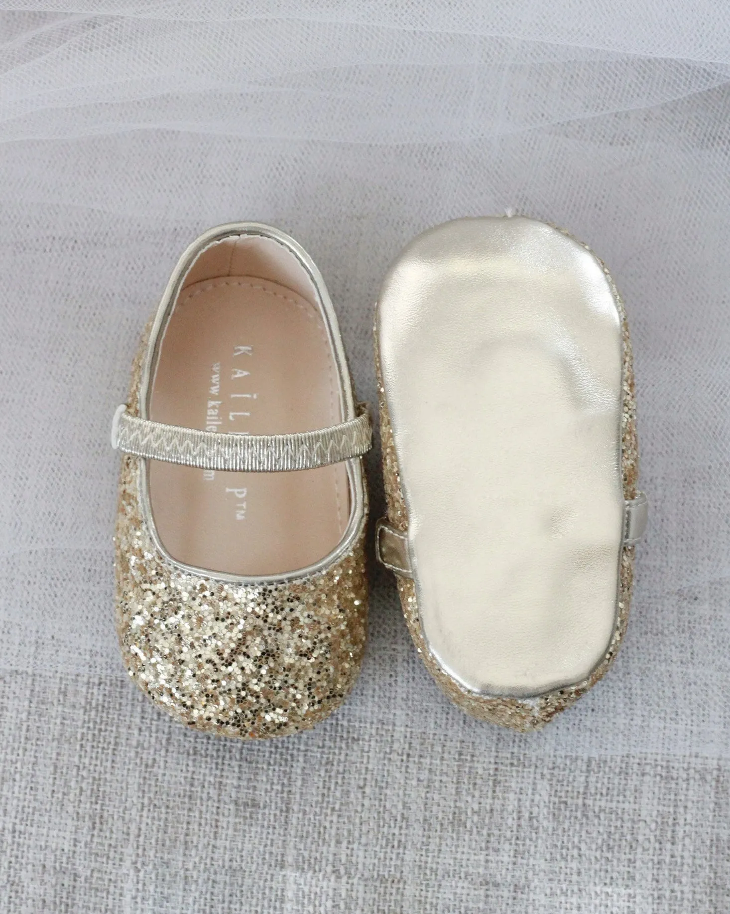 Rock Glitter Mary Jane Ballet Flats