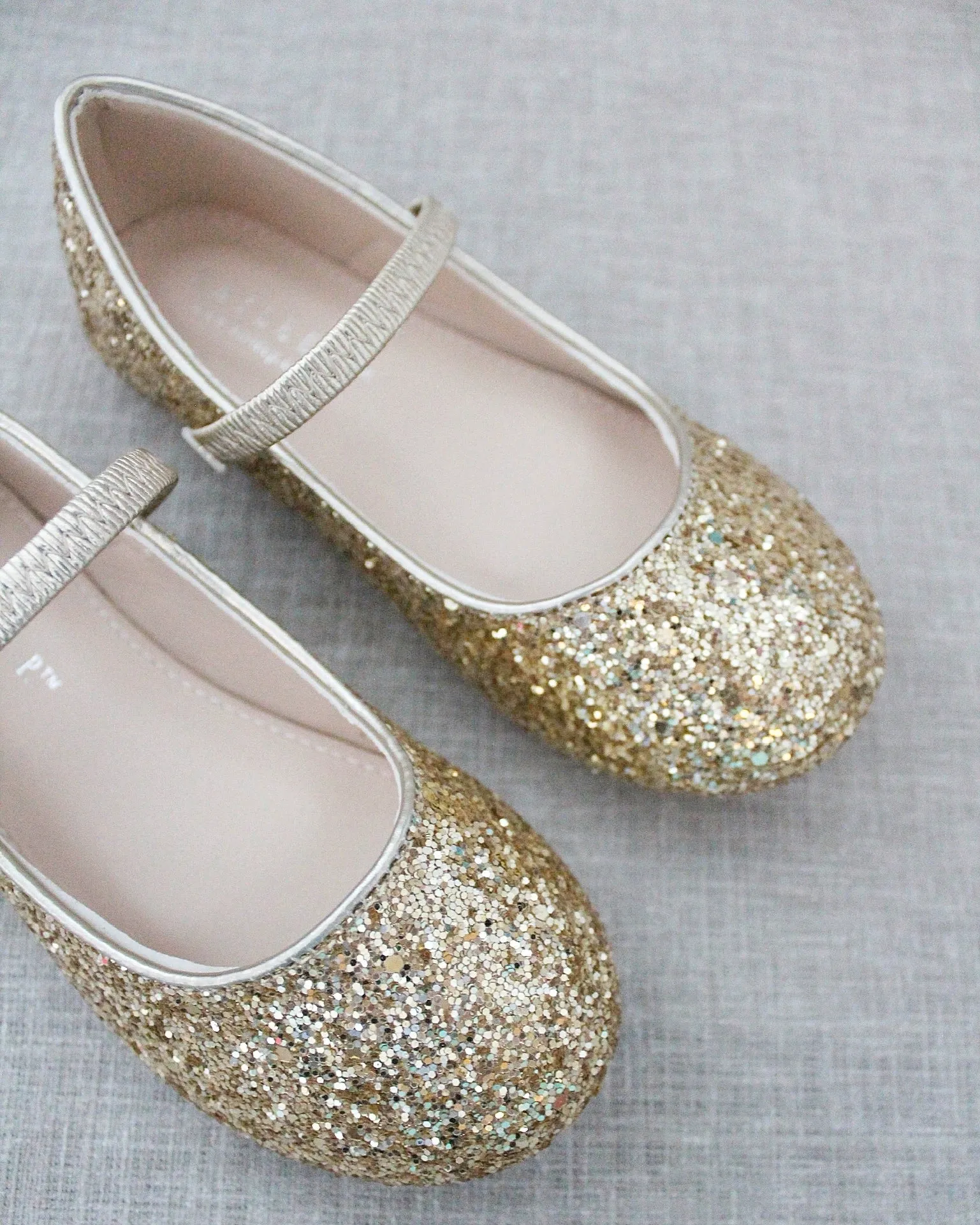 Rock Glitter Mary Jane Ballet Flats