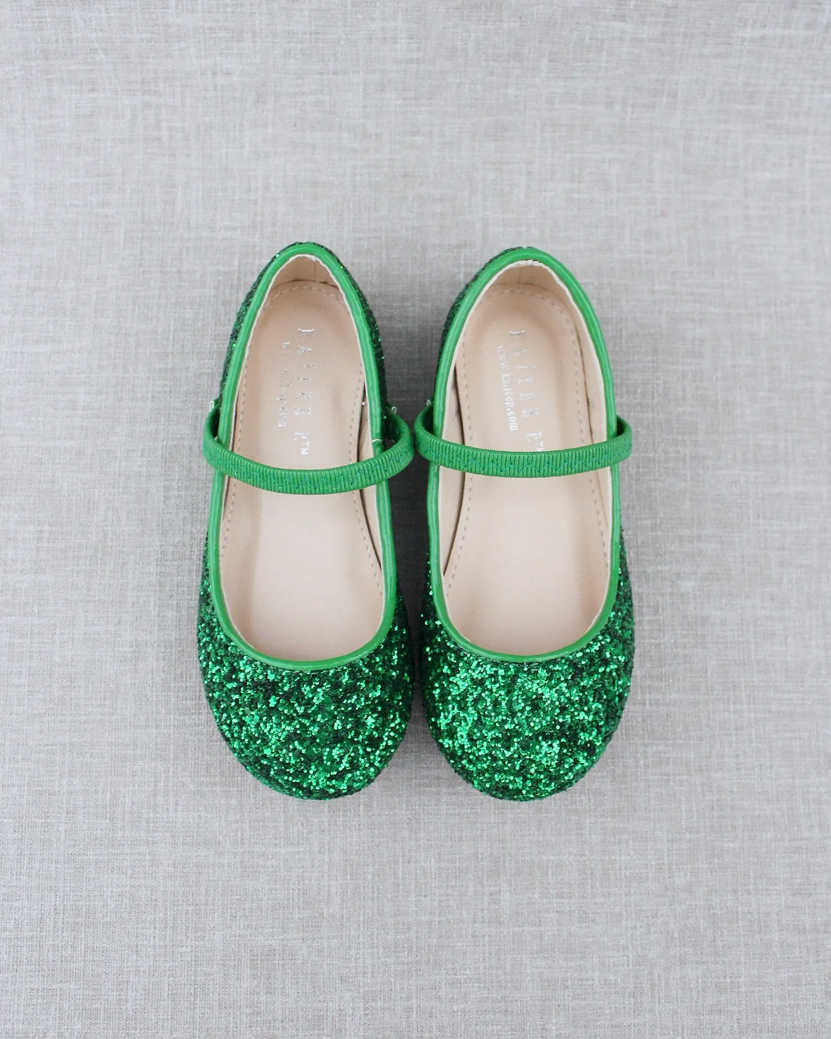 Rock Glitter Mary Jane Ballet Flats