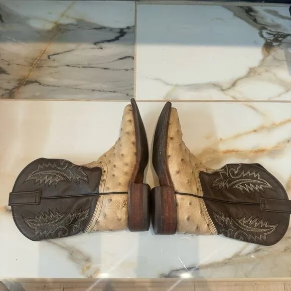 Rockem Little Ranch Ostrich Kids cowboy boots