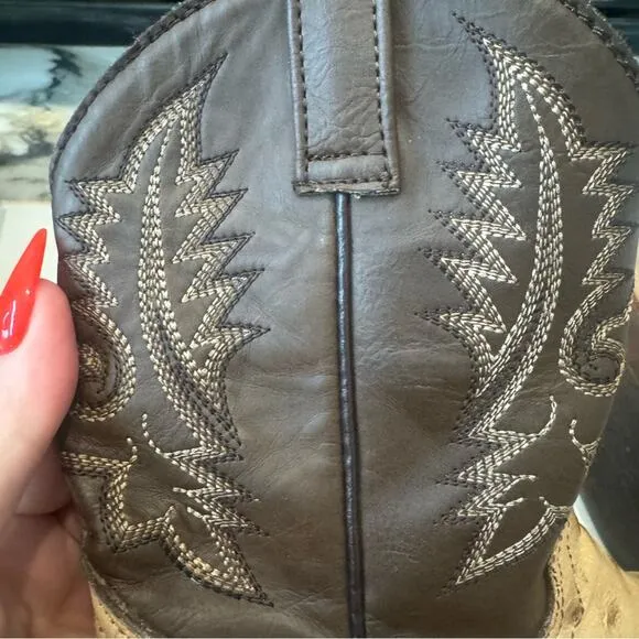 Rockem Little Ranch Ostrich Kids cowboy boots