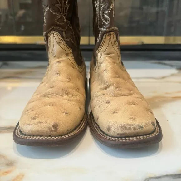 Rockem Little Ranch Ostrich Kids cowboy boots