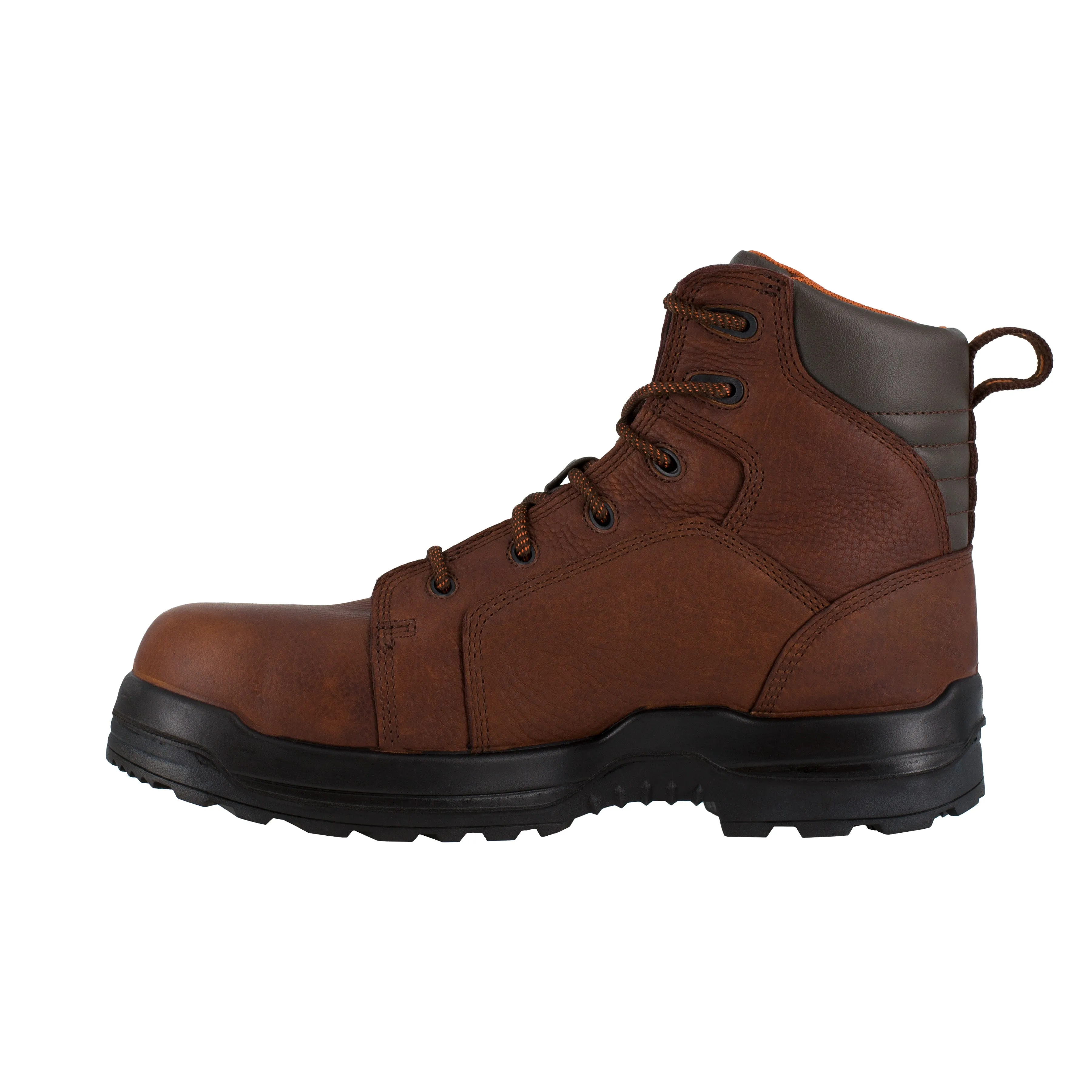 Rockport Men's More Energy 6" Plain Toe Waterproof Work Boot - Brown - RK6640