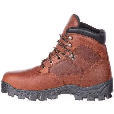 Rocky Men's Alpha Force 6" Steel Toe WP Puncture Resist Work Boot -Brown- RKK0190