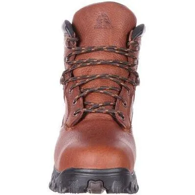Rocky Men's Alpha Force 6" Steel Toe WP Puncture Resist Work Boot -Brown- RKK0190