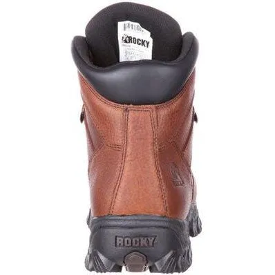 Rocky Men's Alpha Force 6" Steel Toe WP Puncture Resist Work Boot -Brown- RKK0190