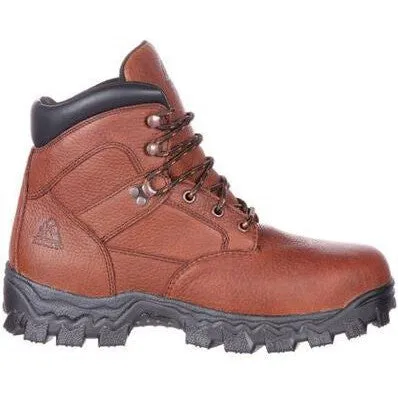 Rocky Men's Alpha Force 6" Steel Toe WP Puncture Resist Work Boot -Brown- RKK0190
