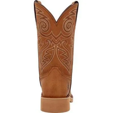 Rocky Men's Monocrepe 12" Square Toe Western Boot -Cognac- RKW0433
