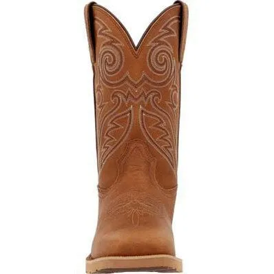 Rocky Men's Monocrepe 12" Square Toe Western Boot -Cognac- RKW0433