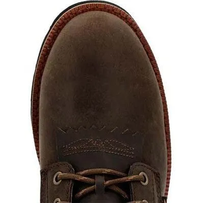 Rocky Men's Monocrepe 8" Steel Toe WP Western Boot -Chocolate- RKW0437