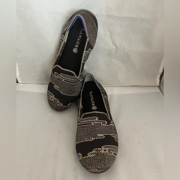 Rothy’s kids retired print loafer ballet flat